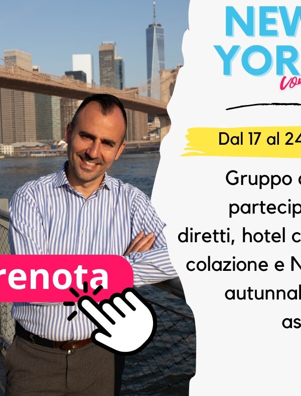 Viaggio organizzato New York con Carlo ottobre